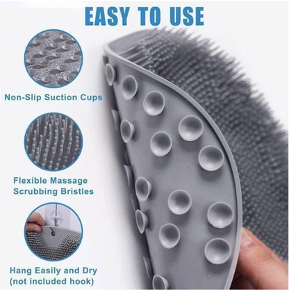Cleaning Scrubber Mat – Flexible Anti-Slip Scrub for Kitchen & Bathroom