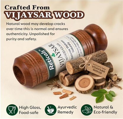 Herbal Wooden Tumbler (4 Inch)