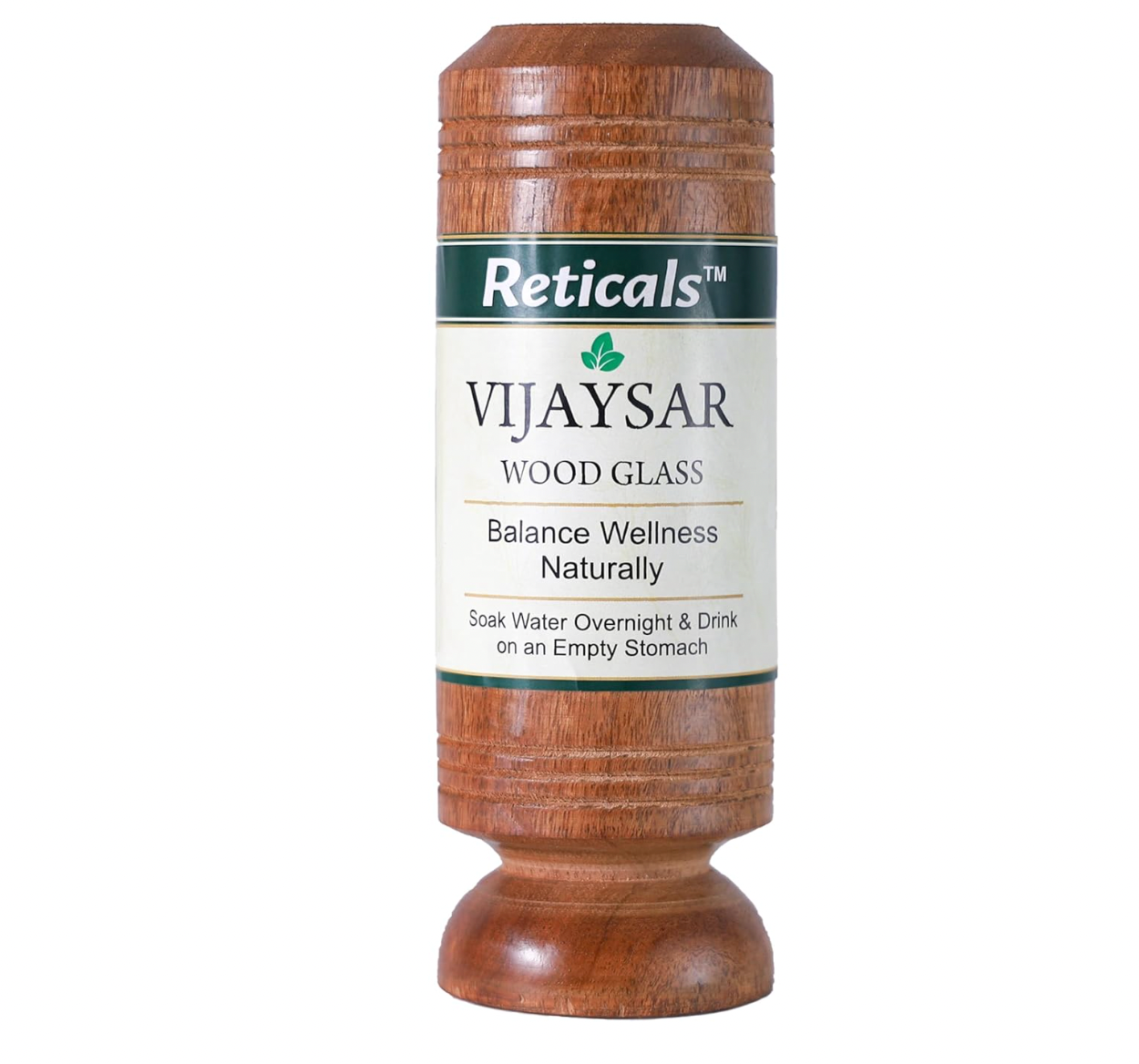 Herbal Wooden Tumbler (4 Inch)